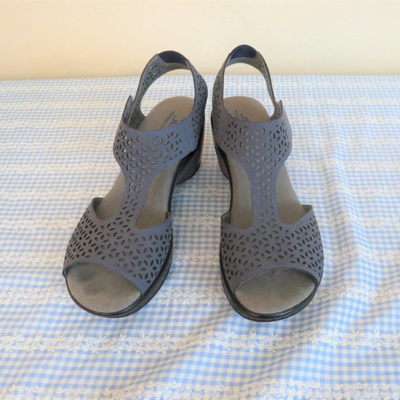 Jambu Chloe Gray Open Toe Sandals 8.5 - Picture 2 of 4
